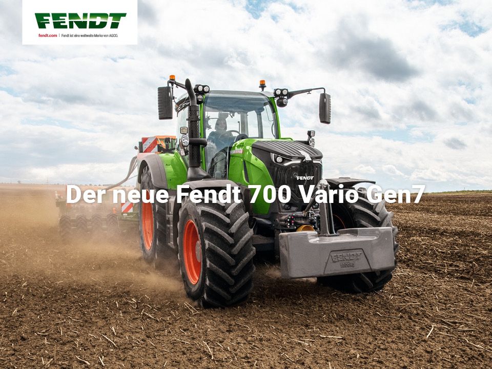 Der neue Fendt 700 Vario Gen7